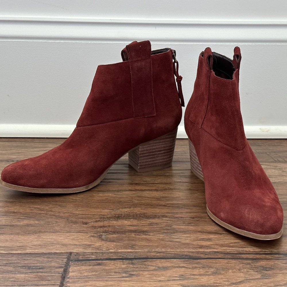 👢Sole Society Oskar Booties burgundy size 8.5M